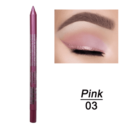 Vibrant Multi-Colored Metallic Smoky Eyeliner - Long-Lasting, Waterproof, Glitter Finish, Smudge-Proof, Easy to Apply Eye Makeup for Music Festival, Party, and Everyday Use