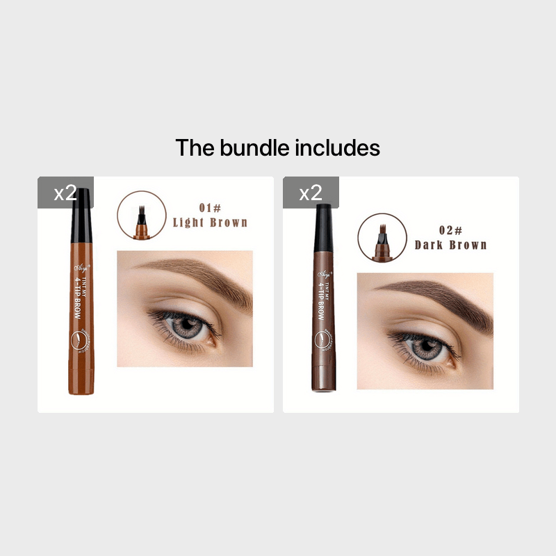 Ultra-Longwear Waterproof Eyebrow Pencil - Smudge-Proof, Sweat-Resistant Formula for a Natural, All-Day Flawless Look