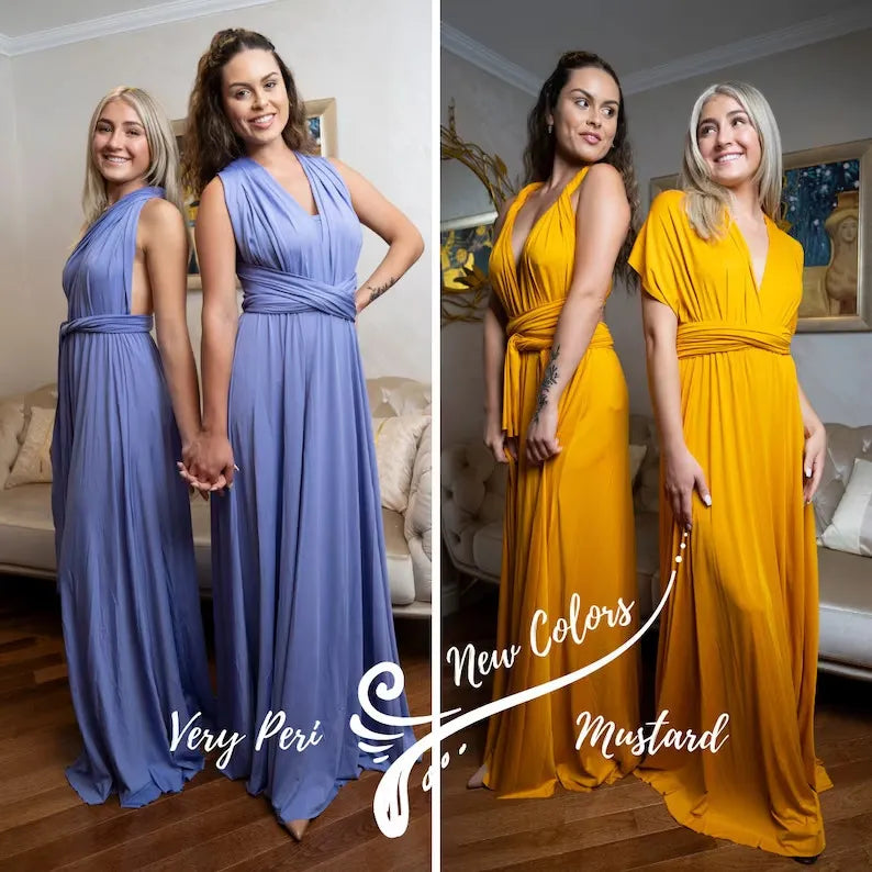 Casual Dresses ROSEWOOD Floor Length LONG Maxi Infinity Dress Convertible Formal Wrap Sexy Bridesmaid Dress Evening Dress Wedding Cocktail 230419