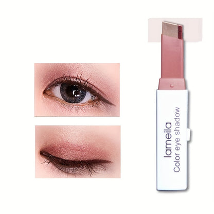 Lazy Eyeshadow Two Tone Gradient Glitter Eyeshadow Stick Waterproof Long Lasting Eye Makeup For Daily For Music Festival