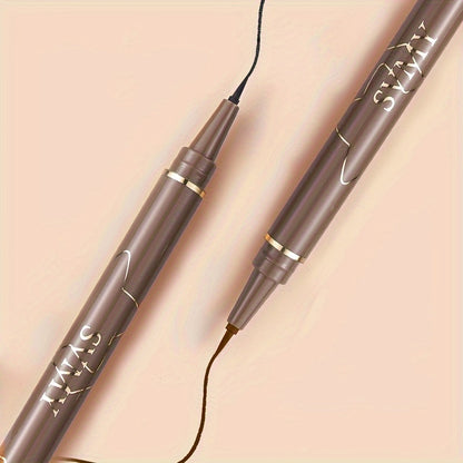 Ultra-Fine Waterproof Liquid Eyeliner Pen - Eyeliner - Quick-Drying, Smudge-Proof, Sweat-Resistant, Long-Lasting, Skinny Liner for Precise Definition and All-Day Wear