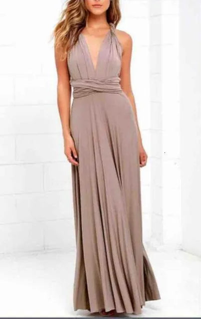 Casual Dresses ROSEWOOD Floor Length LONG Maxi Infinity Dress Convertible Formal Wrap Sexy Bridesmaid Dress Evening Dress Wedding Cocktail 230419