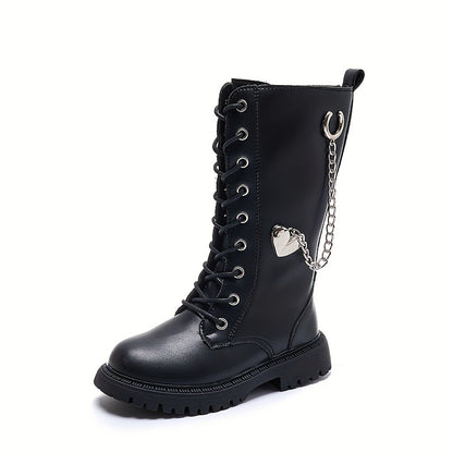 Trendy Cool Boots With Zipper For Girls, Lightweight Non Slip Boots For Indoor Outdoor Travel, Autumn And Winter