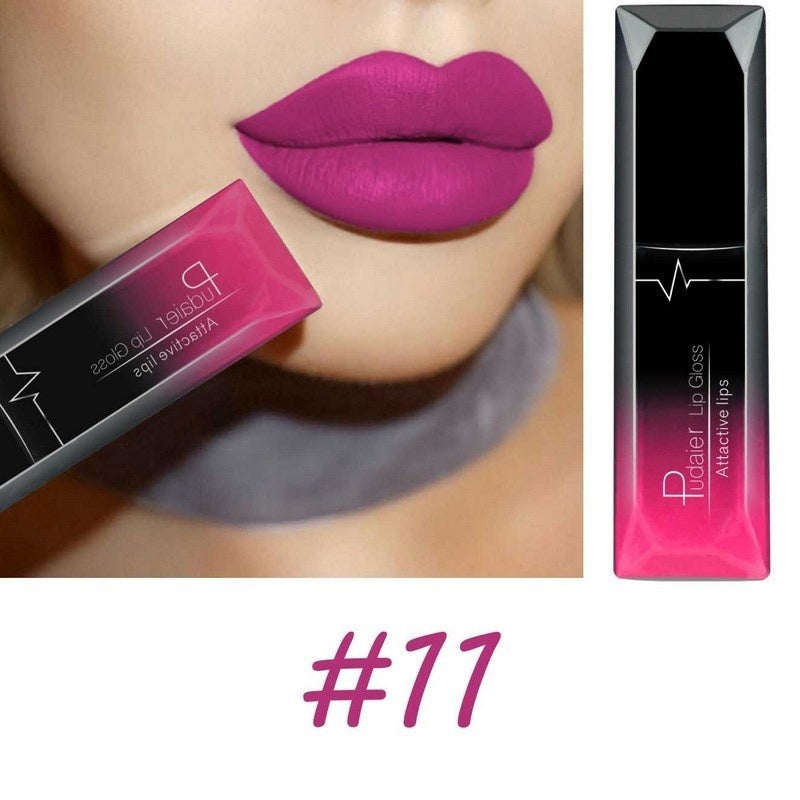 Christmas Lip Makeup 18 Color Super Matte Velvet Long Lasting Lipgloss Liquid Lipstick Lip Cream Gift For   Valentine's Day Gifts