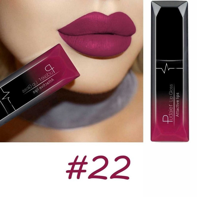 Christmas Lip Makeup 18 Color Super Matte Velvet Long Lasting Lipgloss Liquid Lipstick Lip Cream Gift For   Valentine's Day Gifts