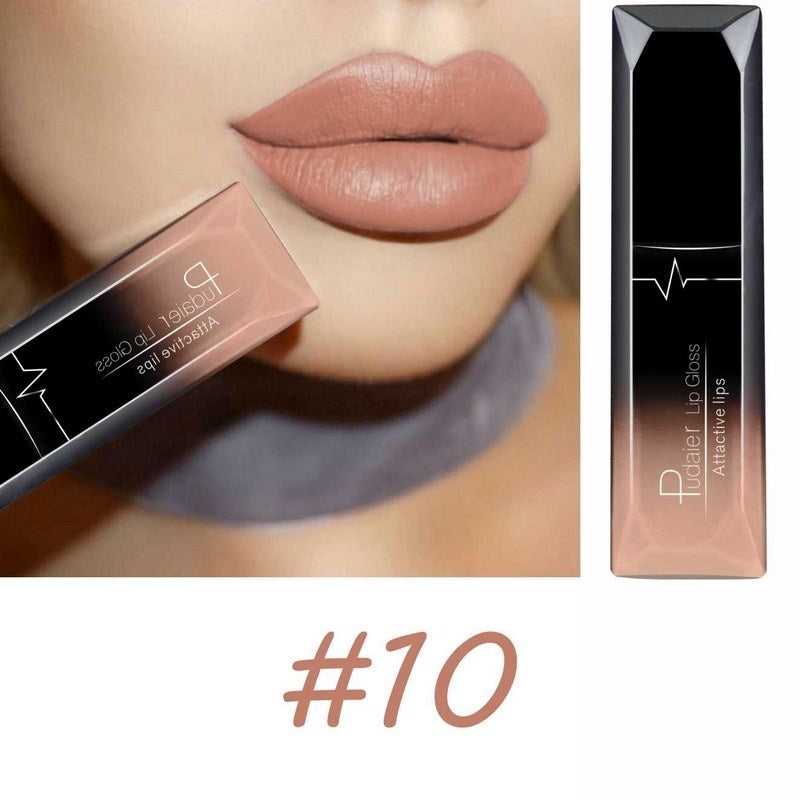 Christmas Lip Makeup 18 Color Super Matte Velvet Long Lasting Lipgloss Liquid Lipstick Lip Cream Gift For   Valentine's Day Gifts