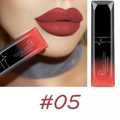 Christmas Lip Makeup 18 Color Super Matte Velvet Long Lasting Lipgloss Liquid Lipstick Lip Cream Gift For   Valentine's Day Gifts