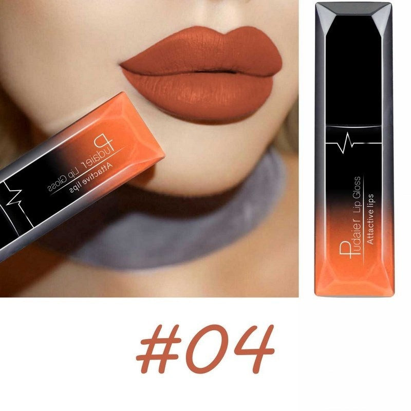 Christmas Lip Makeup 18 Color Super Matte Velvet Long Lasting Lipgloss Liquid Lipstick Lip Cream Gift For   Valentine's Day Gifts