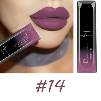 Christmas Lip Makeup 18 Color Super Matte Velvet Long Lasting Lipgloss Liquid Lipstick Lip Cream Gift For   Valentine's Day Gifts