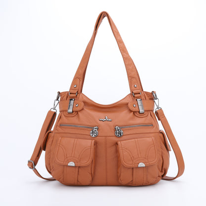 Stylish Women's Tote Bag - Spacious Interior with Multiple Pockets, Compartments, and Chic Design for Everyday Use