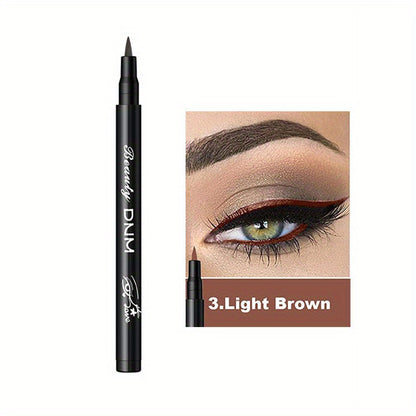 12 Colors Soft Matte Liquid Eyeliner Balm Pen - Long-Lasting, Smudge-Proof, Waterproof, Natural Look - Perfect for Music Festival and Everyday Use