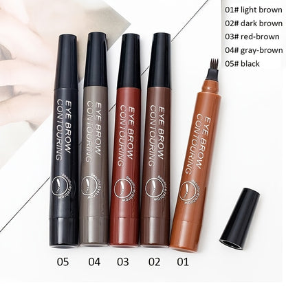 Ultra-Longwear Waterproof Eyebrow Pencil - Smudge-Proof, Sweat-Resistant Formula for a Natural, All-Day Flawless Look