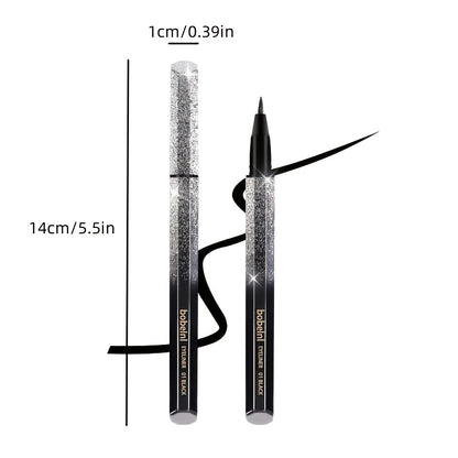 1pc Starry Night Waterproof Eyeliner Pen with Soft Sponge Tip - Long-Lasting, Smooth, Quick-Drying, and Smudge-Proof for Beautiful, Professional Eye Makeup Looks