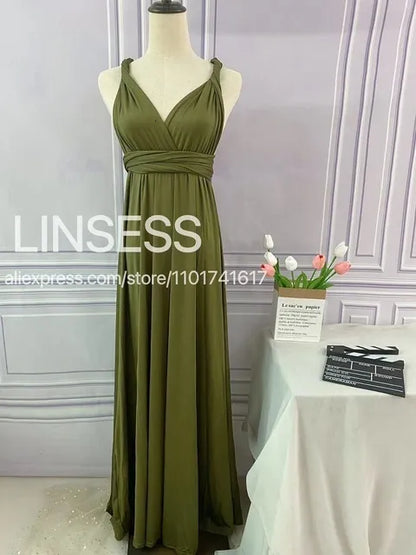 Casual Dresses ROSEWOOD Floor Length LONG Maxi Infinity Dress Convertible Formal Wrap Sexy Bridesmaid Dress Evening Dress Wedding Cocktail 230419