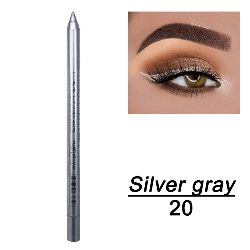 Vibrant Multi-Colored Metallic Smoky Eyeliner - Long-Lasting, Waterproof, Glitter Finish, Smudge-Proof, Easy to Apply Eye Makeup for Music Festival, Party, and Everyday Use