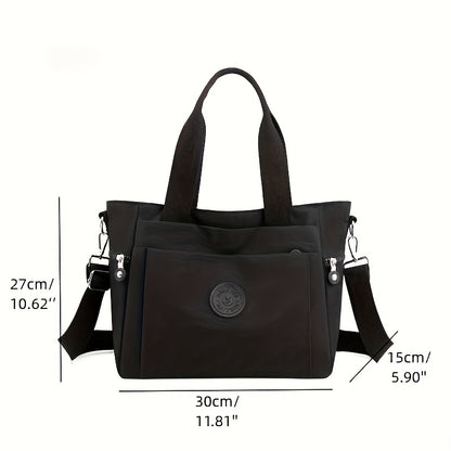 Casual Minimalist Solid Color Shoulder Bag, All-Match Versatile Top Handle Satchel Bag For Women's Daily Use