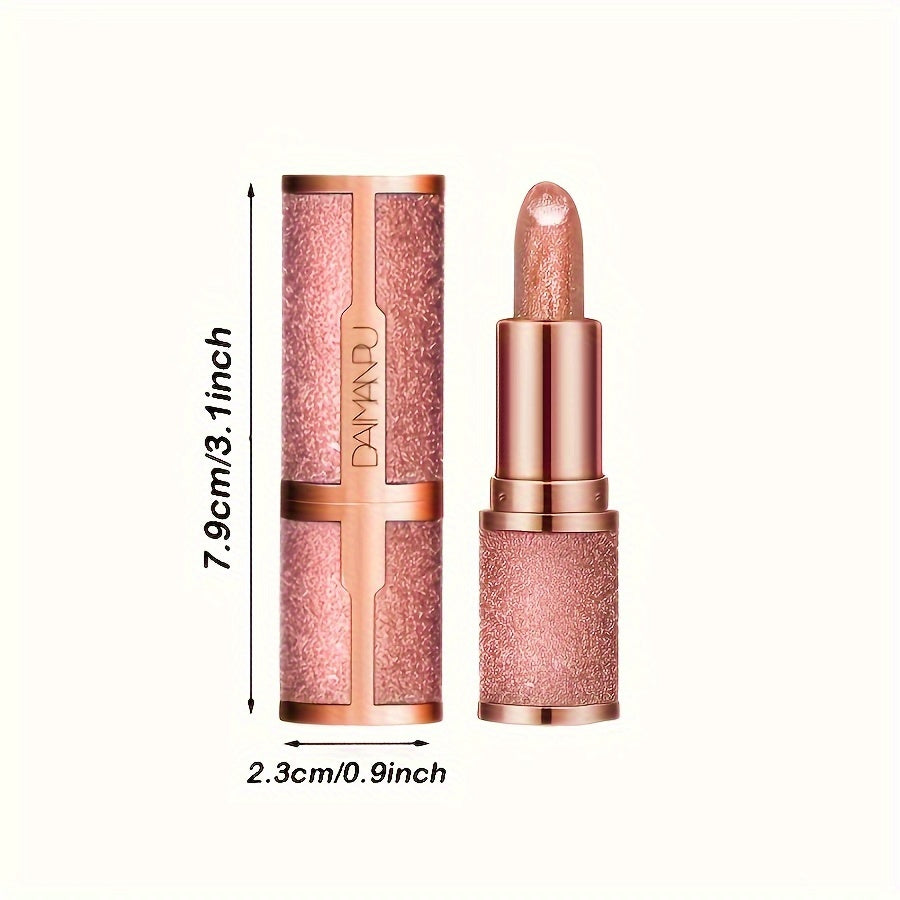 Starry Night Rose Pink Lipstick - Soft, Natural Gloss with Velvet Finish, Waterproof & Long-Lasting, Suitable for All Skin Types