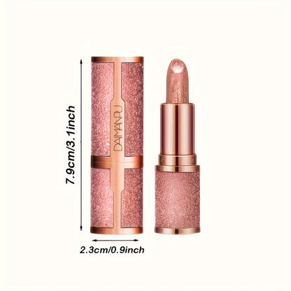 Starry Night Rose Pink Lipstick - Soft, Natural Gloss with Velvet Finish, Waterproof & Long-Lasting, Suitable for All Skin Types