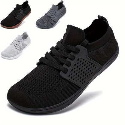 Comfy Wide Toe Sneakers - Skateboarding Shoes for Men with Breathable Low Top Lace Up Design, Perfect for Spring and Autumn Casual Activities, Walking, and Outdoor Adventures