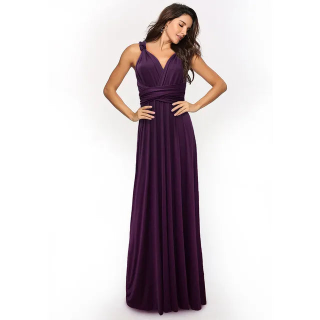 Casual Dresses ROSEWOOD Floor Length LONG Maxi Infinity Dress Convertible Formal Wrap Sexy Bridesmaid Dress Evening Dress Wedding Cocktail 230419