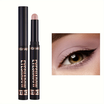 8 Colors Eyeshadow Stick, Pearly Glitter Matte Finish, Natural Long Lasting Waterproof Eyeshadow Stick For Music Festival