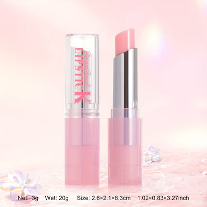 2 Pcs Temperature-Changing Tinted Lip Balm Set with Plant Squalane, Non-Fading, Non-Stick, Long Lasting, Color Changing Makeup Jelly Lipsticks - Perfect Valentine's Day Gift