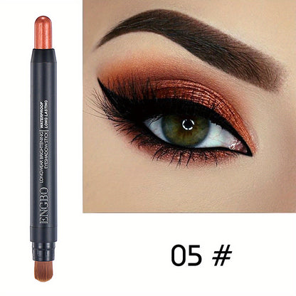 Vibrant Multicolor Eyeshadow Pencil Stick - Long-Lasting, Waterproof, Pearly Glitter, Matte Finish, Natural Look, Easy to Apply, Perfect for Music Festival, Lazy Day or Daily Use