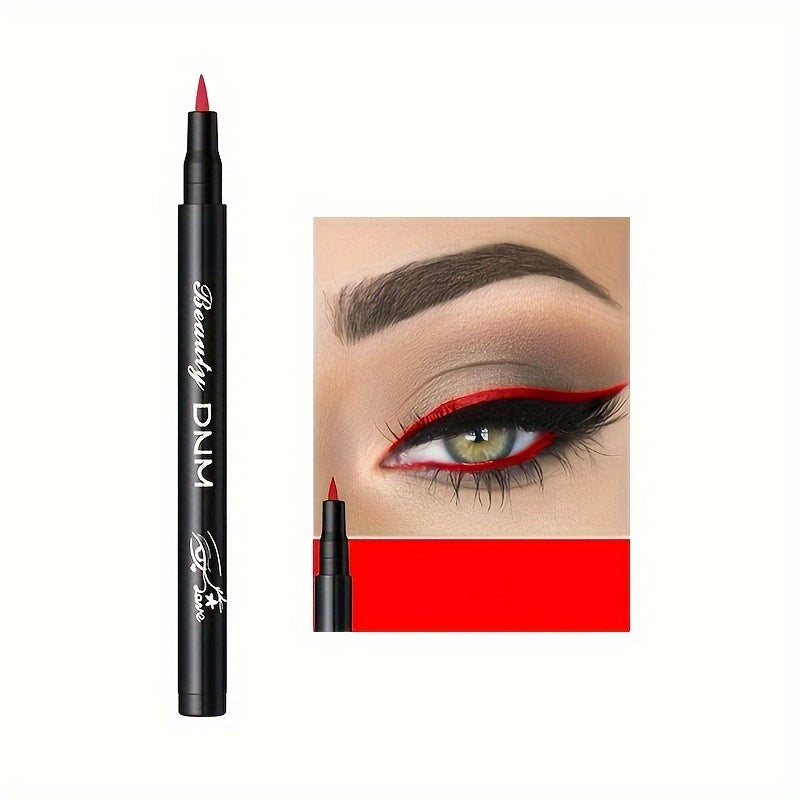 12 Colors Soft Matte Liquid Eyeliner Balm Pen - Long-Lasting, Smudge-Proof, Waterproof, Natural Look - Perfect for Music Festival and Everyday Use