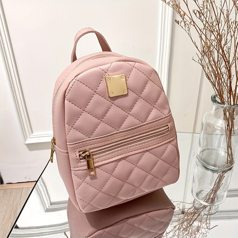 eybag - Cute Mini Small Size Women's Backpack, With Adjustable Strap, Zipper Casual Shoulder Bag, Mobile Casual Phone Bag, Casual Camera Bag, Lipstick Bag, Key Bag (17*8*19)cm