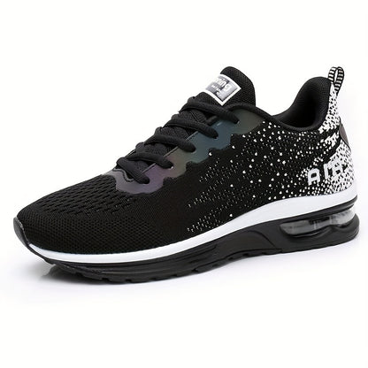 Ultra-Lightweight Womens Sports Sneakers - Breathable, Air Cushion, Low-Top, Fabric Upper, Rubber Sole, Lace-Up Closure, Perfect for Walking, Running, Tennis, and Everyday Wear