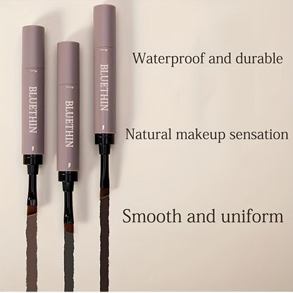 Double-ended Eyebrow Cream, Waterproof And Sweat Proof, Smudge Proof, Long Lasting Makeup Without Separation, Eyebrow Pencil With Matching Brush Eyebrow Pomade