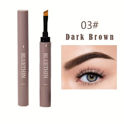 Double-ended Eyebrow Cream, Waterproof And Sweat Proof, Smudge Proof, Long Lasting Makeup Without Separation, Eyebrow Pencil With Matching Brush Eyebrow Pomade