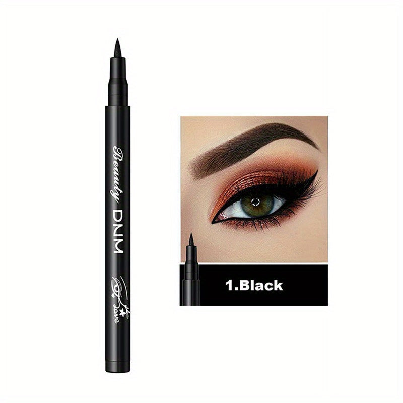 12 Colors Soft Matte Liquid Eyeliner Balm Pen - Long-Lasting, Smudge-Proof, Waterproof, Natural Look - Perfect for Music Festival and Everyday Use