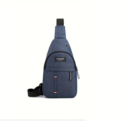 eybag - 1pc New Men's Chest Bag Crossbody Bag Travel Small Backpack Oblique Bag Men's Sports Bag