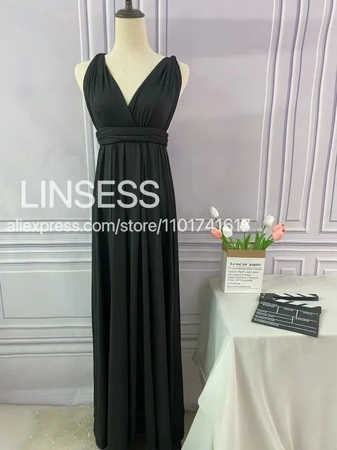 Casual Dresses ROSEWOOD Floor Length LONG Maxi Infinity Dress Convertible Formal Wrap Sexy Bridesmaid Dress Evening Dress Wedding Cocktail 230419