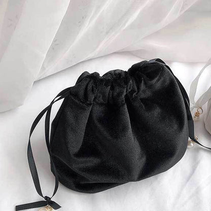 Lkblock Luxury Wedding Clutch Purse Elegant Flower Pearl Handbag for Women Evening Bag Rhinestone Metal Hollow Party Bucket Bag ZD1636