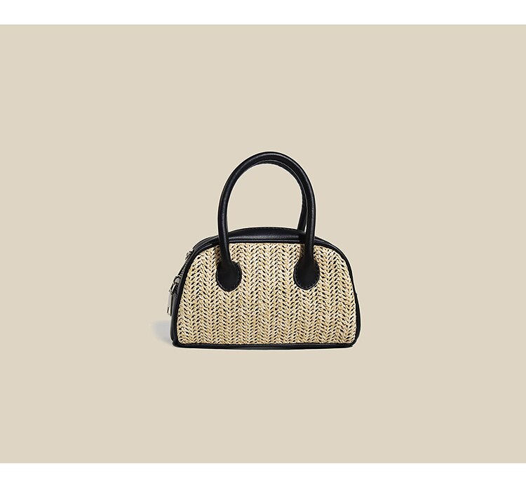 eybag Summer Beach Plaited Straw Bags Eco Friendly Handwoven Casual Totes Top Handle Handbag Simple Design Crossbody Bags