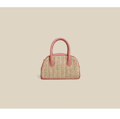 eybag Summer Beach Plaited Straw Bags Eco Friendly Handwoven Casual Totes Top Handle Handbag Simple Design Crossbody Bags