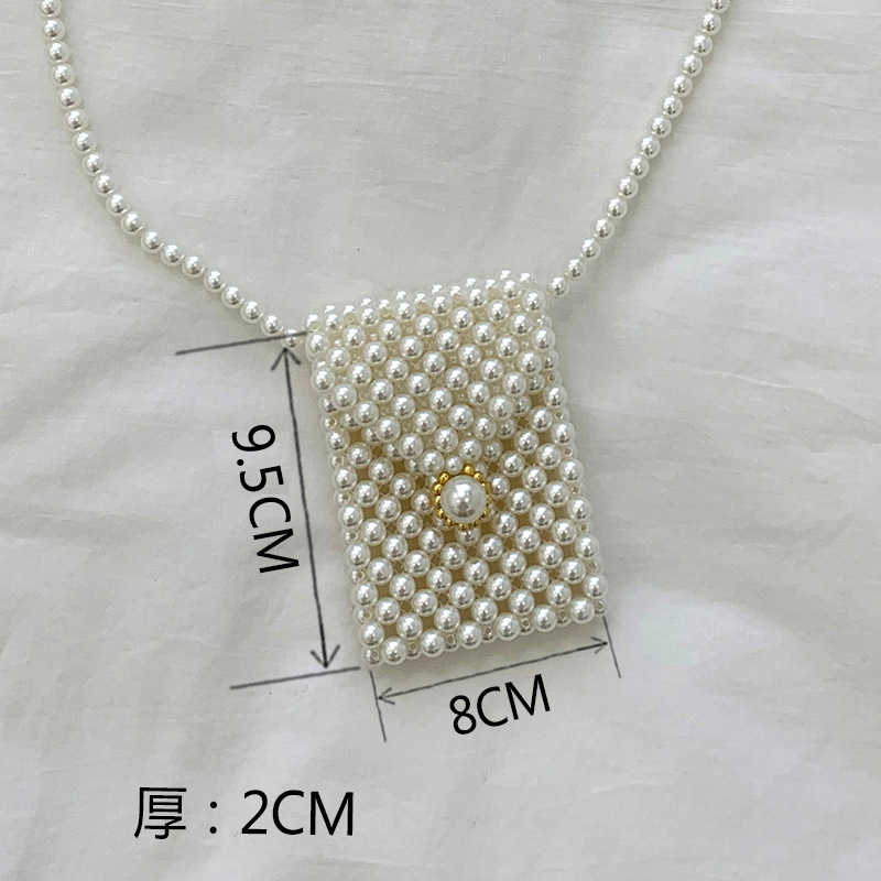 Lkblock Mini Pearl Bag Handmade Vintage EVA Beaded Fashion Banquet Party Shoulder Bag Female 2019 Wedding Bags Luxury Women's Coin Purse