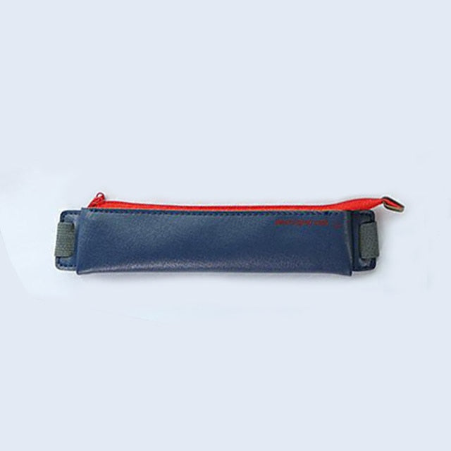 eybag Luxury Pu Leather Elastic Buckle Pencil Case for Book Notebook Fashion Pen Bag School Pen Case for Office Meeting Easy Carry