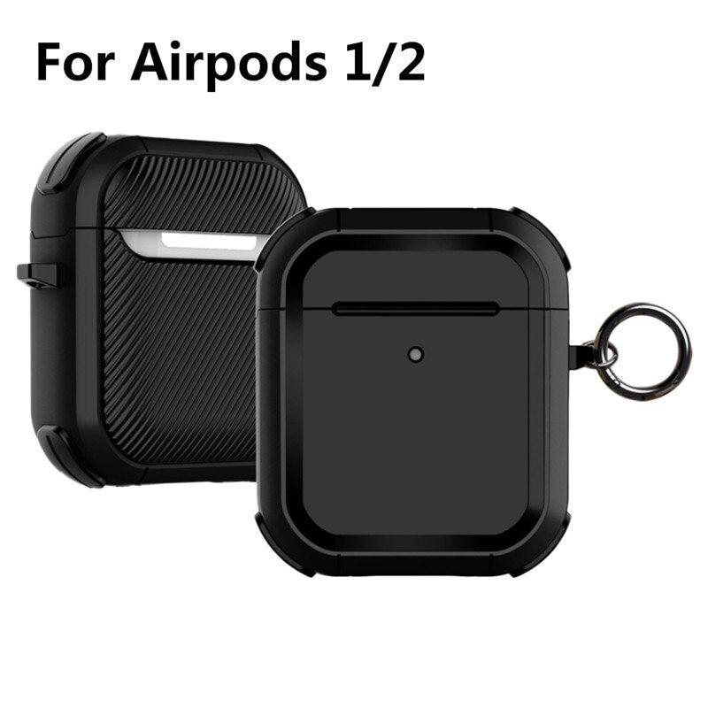 eybag Armor TPU Case For Apple Airpods Pro Cover Protective Earphone Case Headphones Cases For Apple Airpods Pro 3 2 1 Case Cover