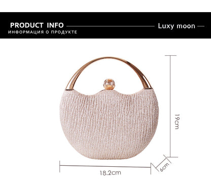 eybag Women's Wedding Clutch Evening Bag Small Female Handbag Luxury Wedding Bridal Purse Chain Party Shoulder Bag ZD1558