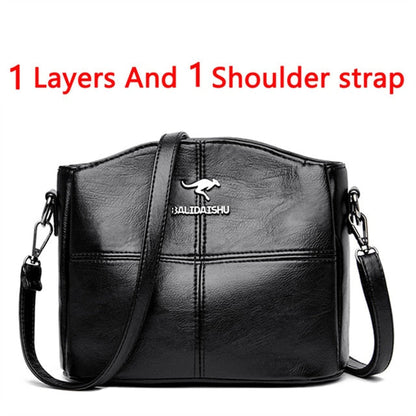 eybag Women Embroidery Tote Bag High Quality Leather Ladies Handbags Women Shoulder Bag Small Crossbody Bags For Women Sac a Main