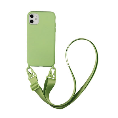 eybag Silicone Lanyard Phone Case For iPhone 12 13 11 Pro Max 7 8 Plus X XR XS Max Ultra Cover With Neck Strap Crossbody Necklace Cord