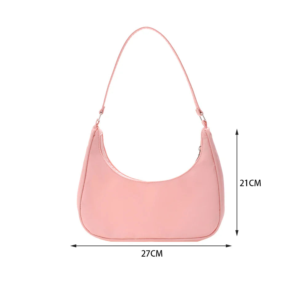 eybag Women Armpit Shoulder Bag Solid Color Small Shoulder Underarm Bags Clutch Purse Casual Women Hobos Handbags