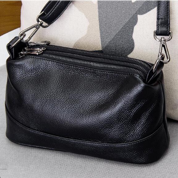 Lkblock Genuine Leather Shoulder Bag Women's Luxury Handbags Fashion Crossbody Bags for Women Female Tote Handbag G12