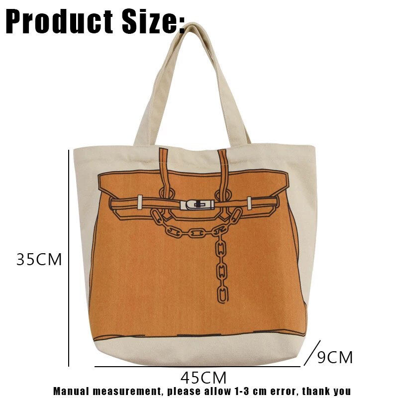 eybag Original Design Fashion Printing Large Capacity Handbag Classic Style Ladies Shopping Bag Casual Simple Women's Tote