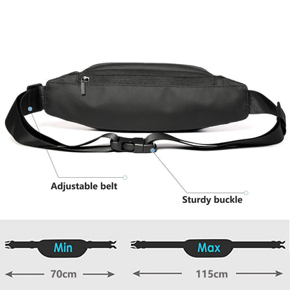 Lkblock Men Waist Bag Pack Purse Casual Large Phone Belt Bag Pouch Women's Canvas Travel Phone Bag Fanny Banana Bag Hip 4 Pockets