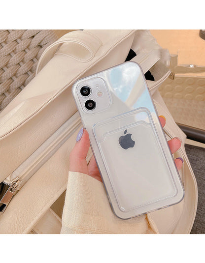 eybag Phone Case For iPhone 11 12 13 Mini case For iphone 11 Pro X XS Max XR 7 8 Plus SE Case Cover Soft Silicone Wallet Card Holder