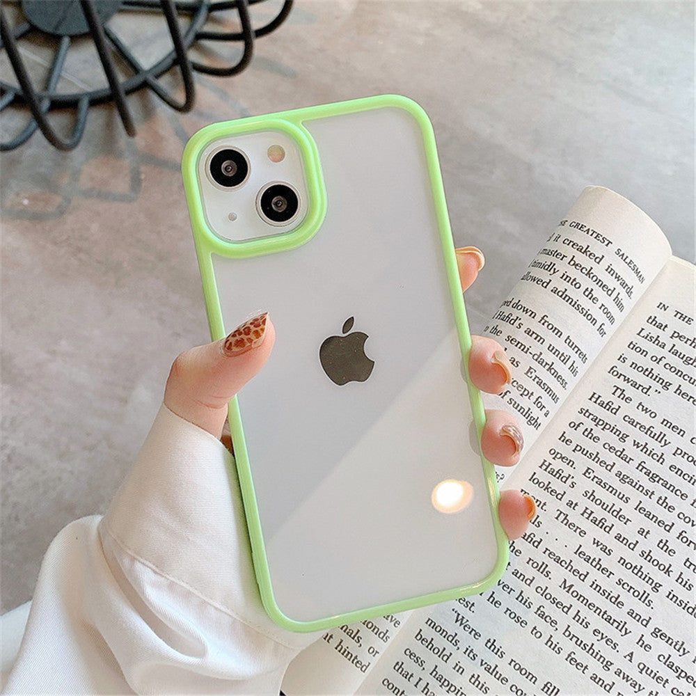 eybag Candy Shockproof Silicone Bumper Phone Case For iPhone 11 12 13 Pro Max X XS XR Max 8 7 Plus Transparent Protection Back Cover